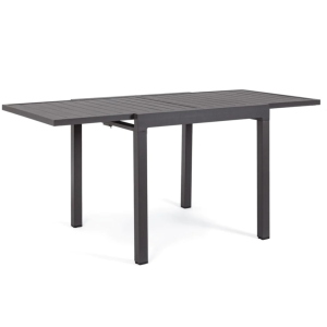 Tavolo alluminio Doppio Cm 83 - 166X80X75H Antracite