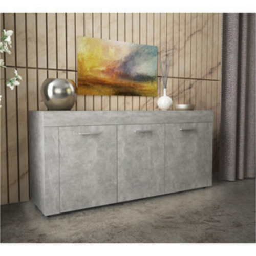 Kit madia 3 ante 150x41x82 cemento