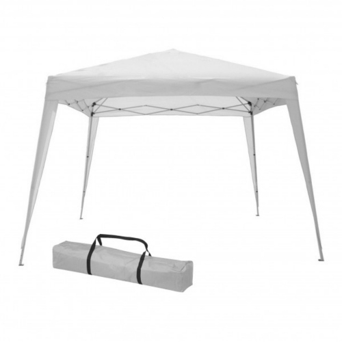 Gazebo pieghevole 3x3 bianco 