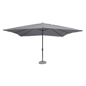 Ombrellone in alluminio 3X3 8 stecche tortora