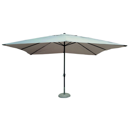 Ombrellone in alluminio 3x3 8 stecche Ecru