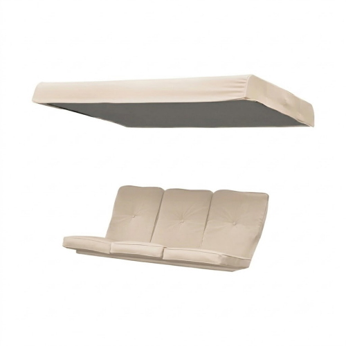 Set Cuscini e Copertura Ecrù Per dondolo Katay