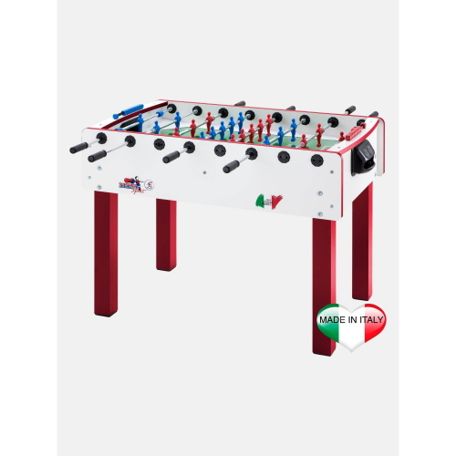 Calcio Balilla Bomber Bianco