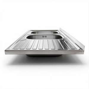 Kit Cucina Lavello Cm 120 Inox 2 Vasche + G. Dx