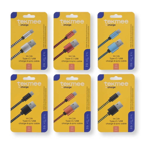 Cavo type-c/usb 1mt 2a 
