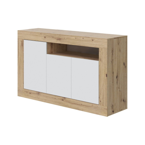 MADIA 3 ANTE 144X42X87 CM BIANCO ROVERE