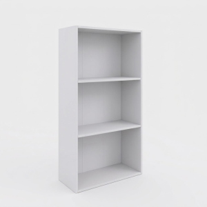 Libreria 3 ripiani L.50 P.22,8 H.95 cm Bianco