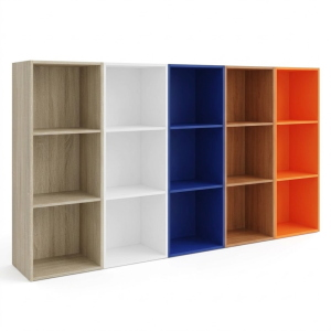Libreria Componibile Colorata Cm 42X29X89H FREE