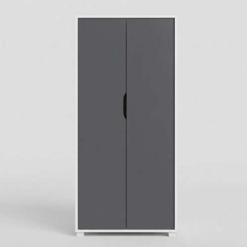 Mobile alto 2 Ante multiuso 78x36x170 cm Mod. 509 Ardesia