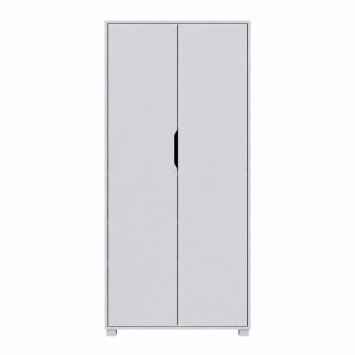 Mobile alto 2 Ante multiuso 78x36x170 cm Mod. 509 Bianco