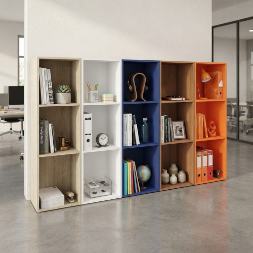 Libreria Componibile Colorata Cm 42X29X89H FREE