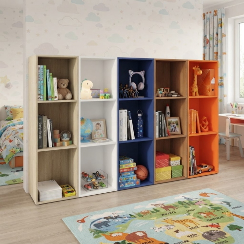 Libreria Componibile Colorata Cm 42X29X89H FREE