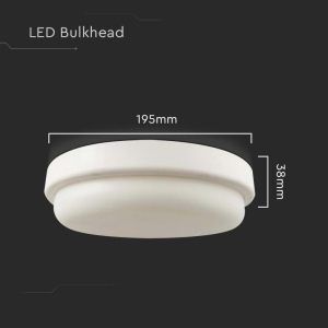 Led plafoniera rotonda 18w 6500k 