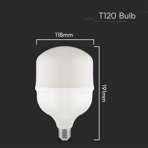 Lampadina 40w e27 t120 6500k   con adattatore e40