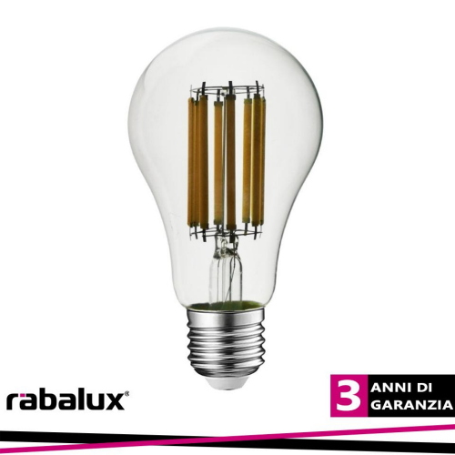 Lampadina filamento led, e27 a70, 18w, 2452lm, 4000k