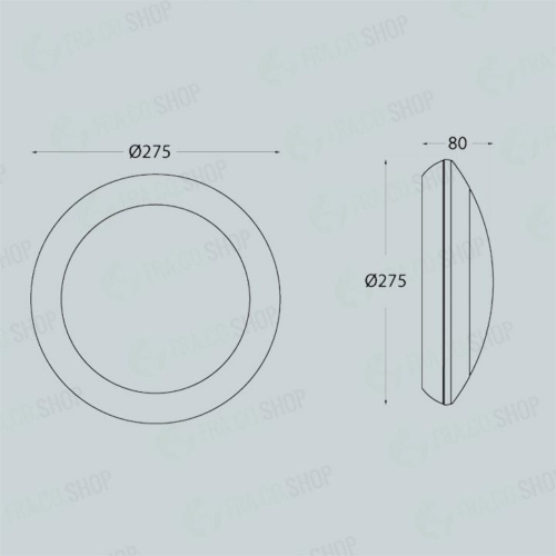 Berta bianco opale e27