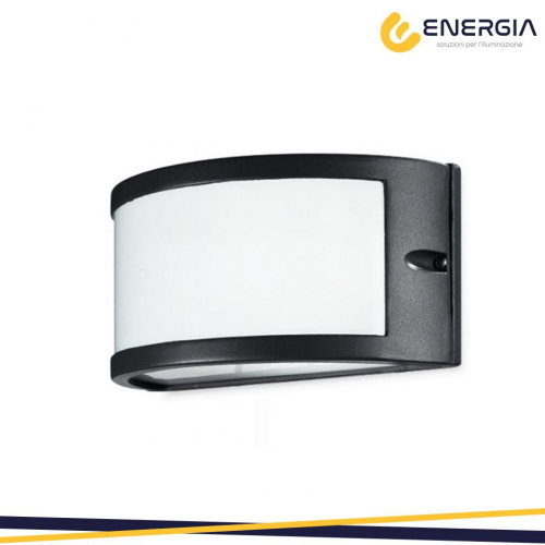 Applique shark ip54 e27 nero