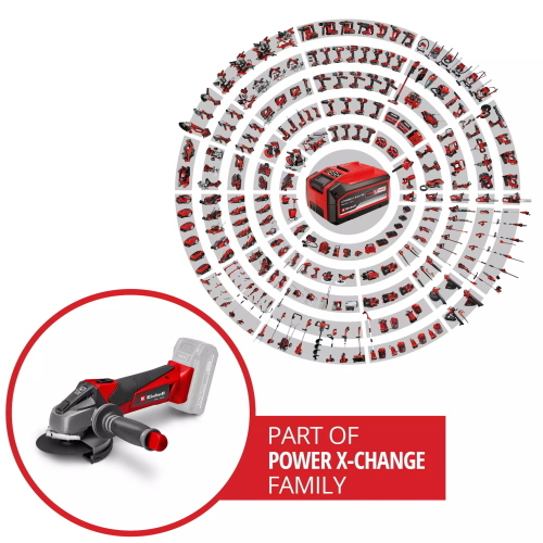 Smerigliatrice angolare a batteria TE-AG 18 Li - Solo