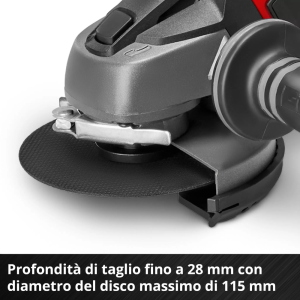 Smerigliatrice angolare a batteria TE-AG 18 Li - Solo