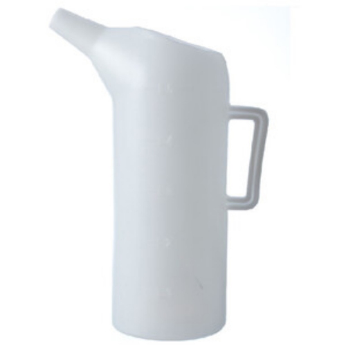 Caraffa graduata c/imbuto p/olio 2 l