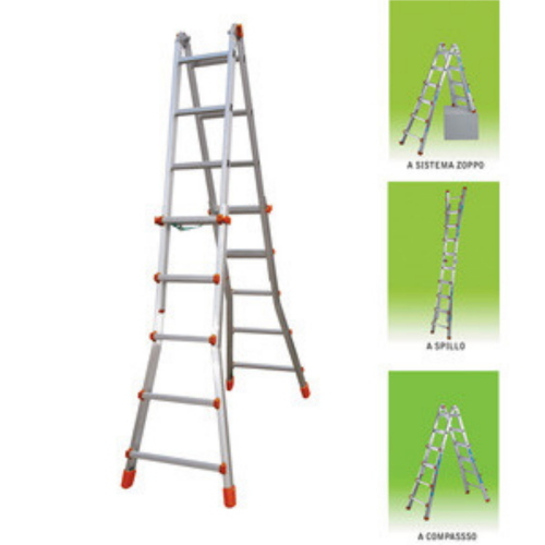 Scala all telescopica dl81/08 5+5gr 520cm squadra piu