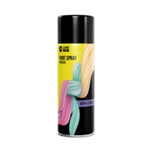 Paint spray acrilico nero opaco 400ml 9005