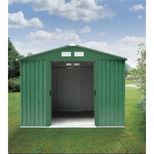 Casetta box attrezzi lamiera 277x195x203cm verde