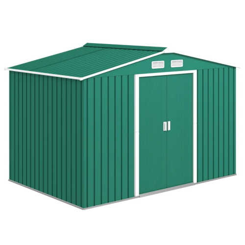 Casetta box attrezzi lamiera 277x195x203cm verde
