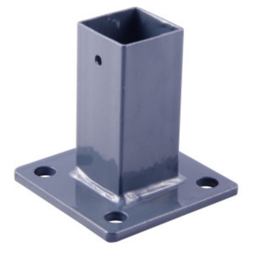 Piastra ferro grigio 60x60 per recinzione grigia