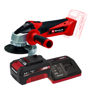 Smerigliatrice A Batteria TC-AG 18/115 + Starter Kit 4 Ah