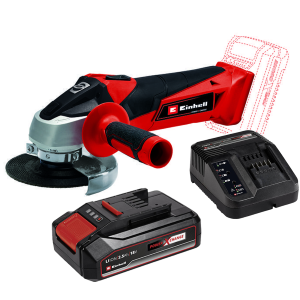 Smerigliatrice A Batteria TC-AG 18/115 + Starter Kit 2,5 Ah