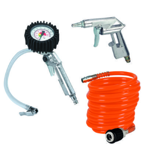 Set 3 accessori per compressore