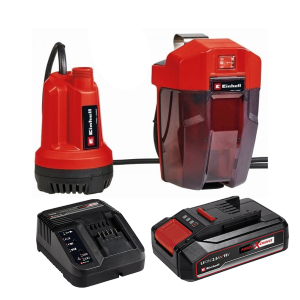 Pompa a immersione a batteria GE-SP 18 Li + Starter Kit 2,5 Ah