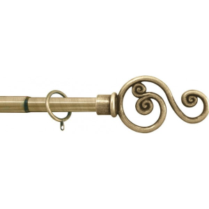 Bastone per tende Estensibile Violino 120-215 Oro Ant.