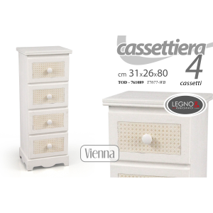 Cassettiera Vienna 4 Cassetti