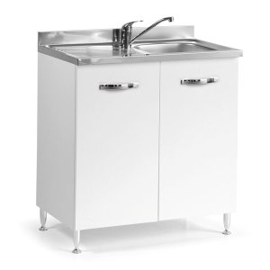 Kit Cucina Bianco Base S.L. 2A Cm 80X50X85H 