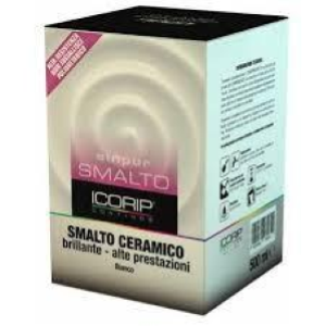  icorip Smalto ceramico brillante-alte prestazioni bianco