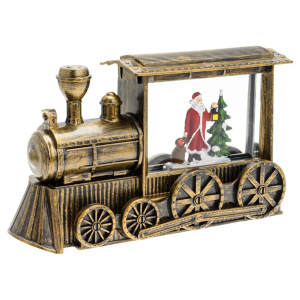 Locomotiva Led effetto Glitter 29cm