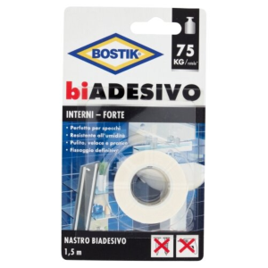 Bostik Nastro Biadesivo Interni M.1,5X19Mm