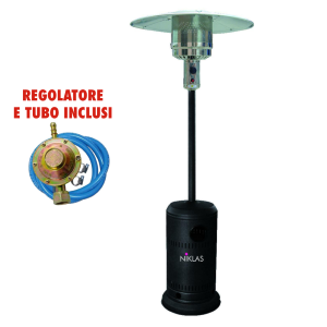 Stufa a fungo a Gas Termopatio Nero 13kW