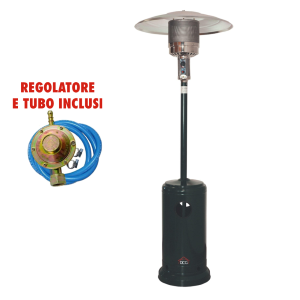 Stufa a fungo a Gas Patio silver per esterno 12kw SA9300