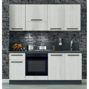 Cucina completa Astra 195 cm colore Canyon White