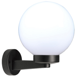 Applique Con Sfera Cm.20 E27 Bianca