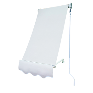 Tenda da Sole a Caduta 1X2,5 MT con Mantovana Beige 