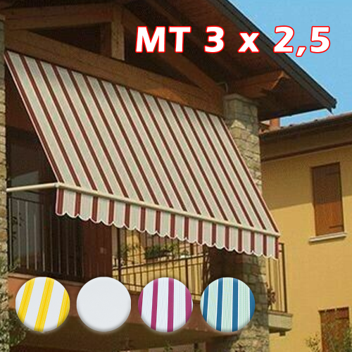 135829 - Tenda Da Sole A Caduta Mantovana 3X2,45 - San Giorgio