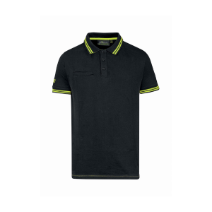 Polo uomo antinfortunistica Way Black Carbon