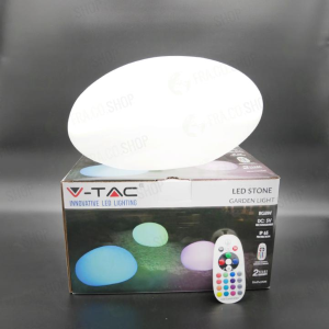 Led Stone Light Rgb 33x25x17Cm