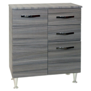 Base Bagno Antonella 2 Ante + 2 Cassetti  Cm 66X33X80H Palissandro