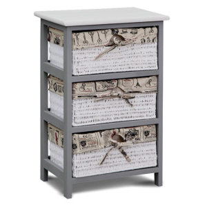 Cassettiera 3C 38x26x59h
