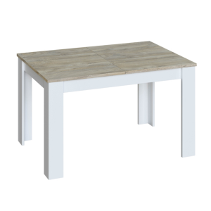 Tavolo all.le 90x140/190x78H Rovere Alaska / Bianco